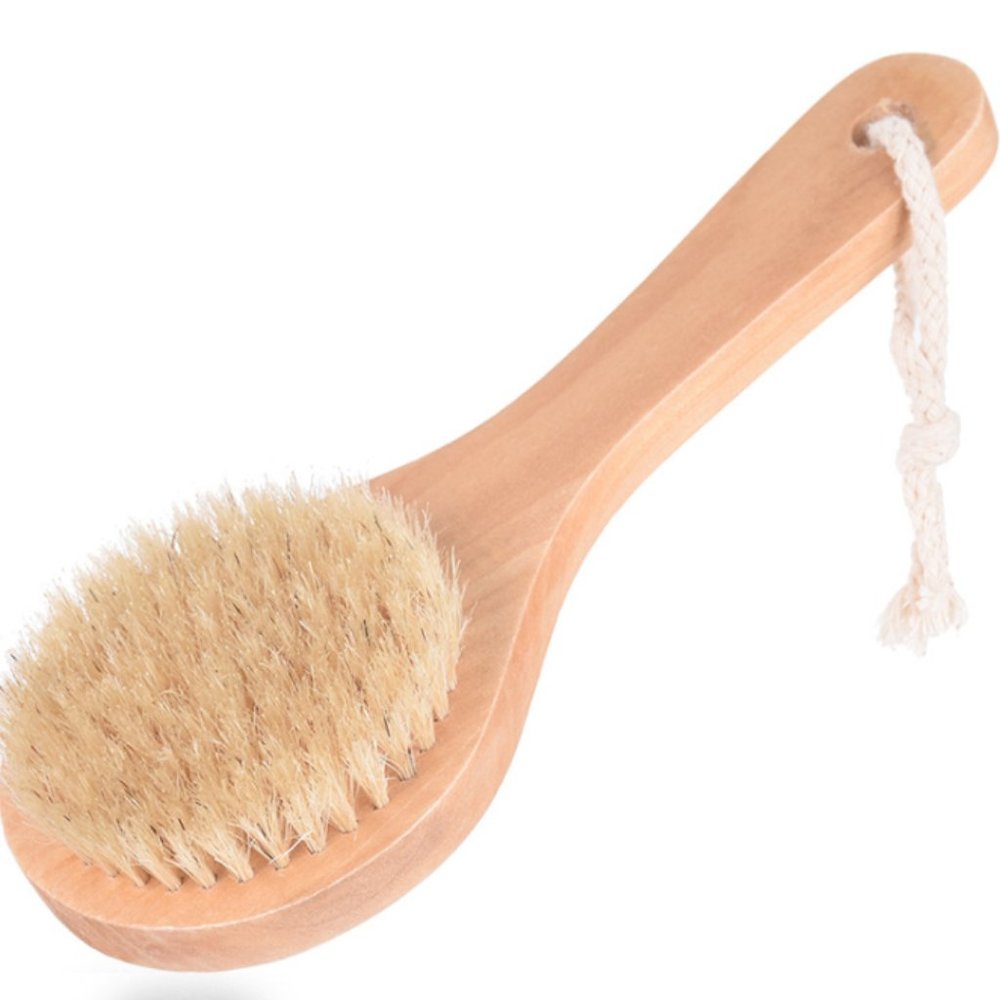 Dry brush with natural bristles